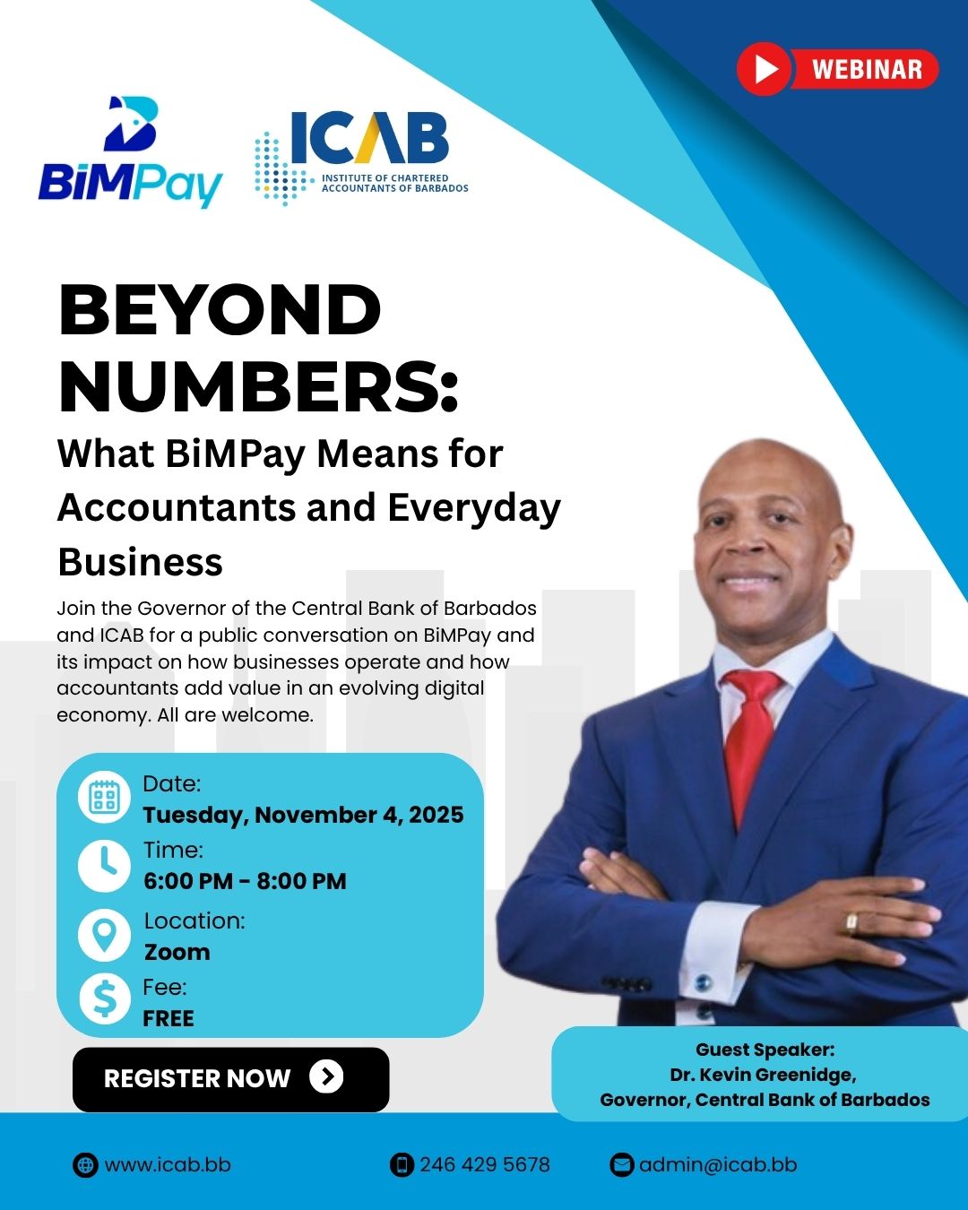 Beyond Numbers Poster: What BiMPay Means for accountants and everyday business